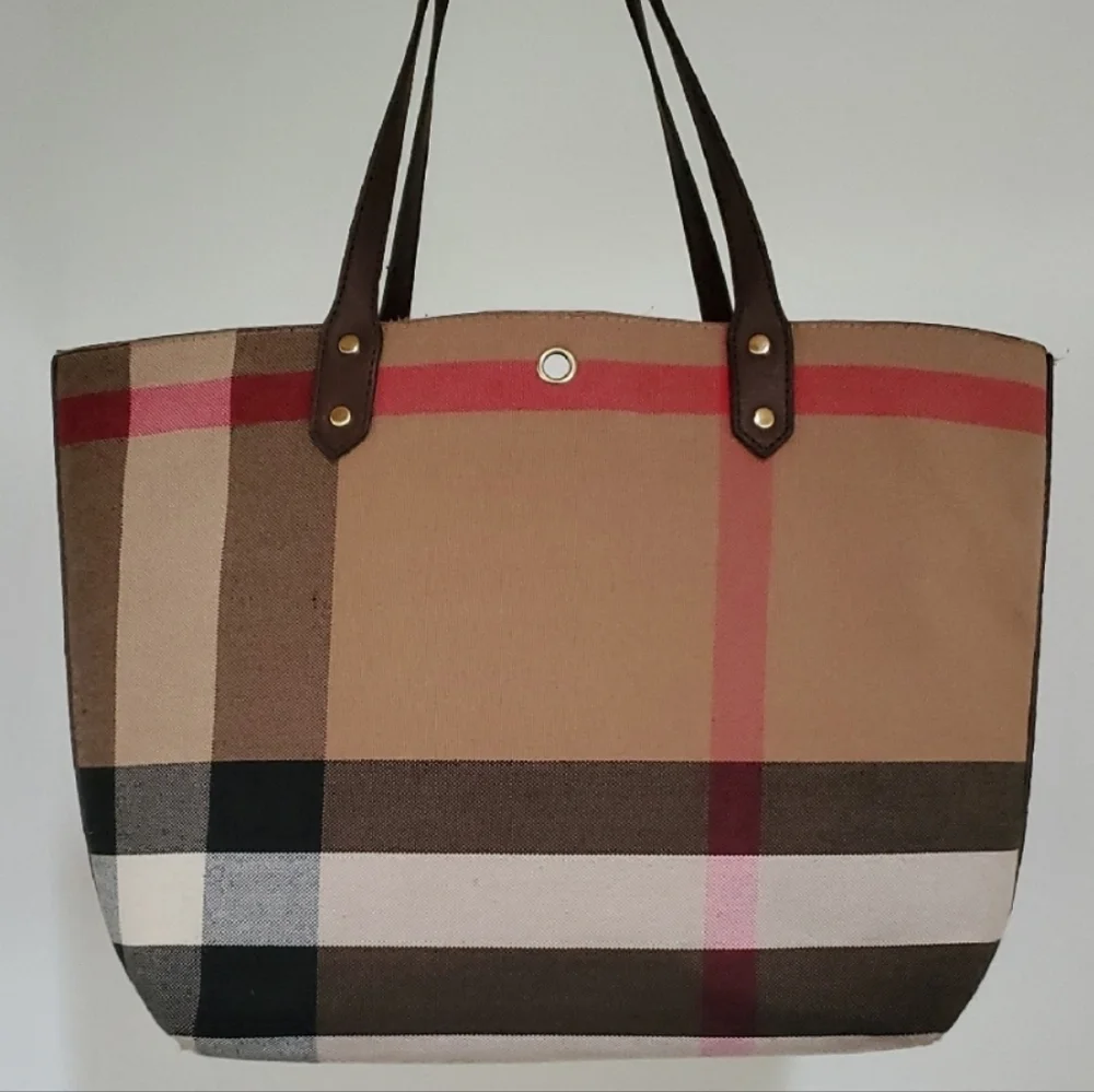 Burberry Large Reversible Structured Tote